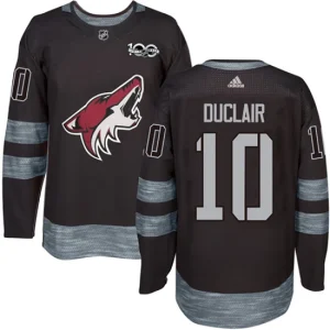 Youth Arizona Coyotes Anthony Duclair 10 Authentic Black 1917-2017 100th Anniversary