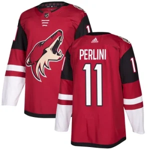 Youth Arizona Coyotes Brendan Perlini 11 Authentic Burgundy Red Home