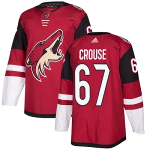 Youth Arizona Coyotes Lawson Crouse 67 Authentic Burgundy Red Home