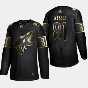 Youth Arizona Coyotes Phil Kessel 81 Golden Edition Authentic Black