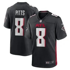 Youth Atlanta Falcons Kyle Pitts Nike Black 2021 NFL Draft First Round Pick Game Jersey