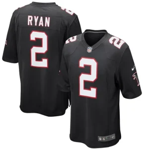 Youth Atlanta Falcons Matt Ryan Nike Black Alternate Game Jersey