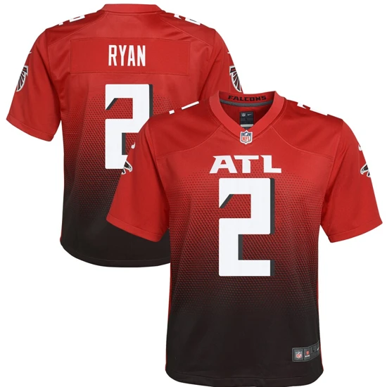 Youth Atlanta Falcons Matt Ryan Nike Red 2nd Alternate Game Jersey