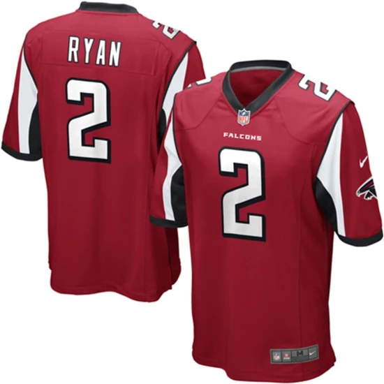 Youth Atlanta Falcons Matt Ryan Nike Red Team Color Game Jersey