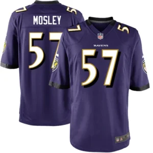 Youth Baltimore Ravens C.J. Mosley Nike Purple Team Color Game Jersey