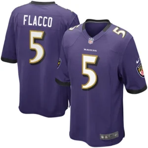 Youth Baltimore Ravens Joe Flacco Nike Purple Team Color Game Jersey