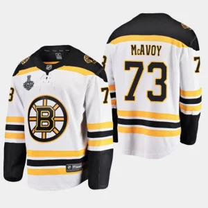 Youth Boston Bruins Charlie McAvoy 73 Stanley Cup Final Away Breakaway White  -  Youth