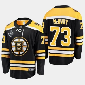 Youth Boston Bruins Charlie McAvoy 73 Stanley Cup Final Home Breakaway Black  -  Youth