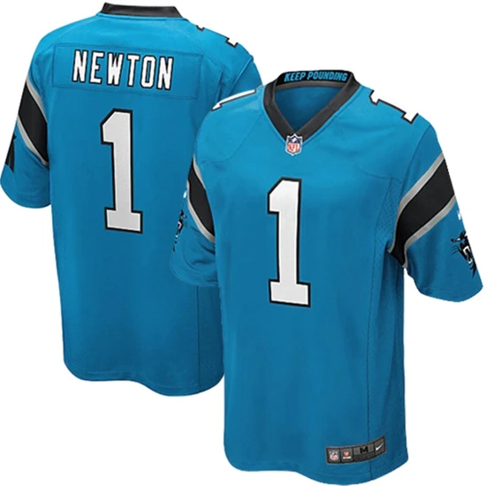 Youth Carolina Panthers Cam Newton Nike Panther Blue Alternate Game Jersey