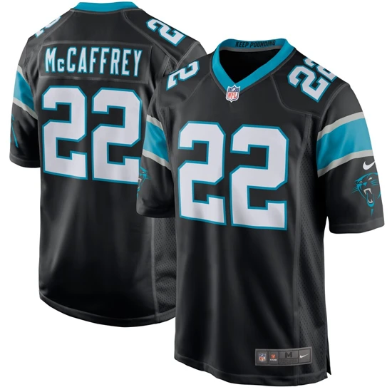 Youth Carolina Panthers Christian McCaffrey Nike Black Game Jersey