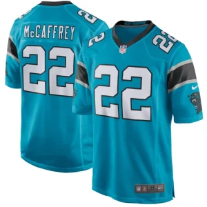 Youth Carolina Panthers Christian McCaffrey Nike Blue Game Jersey