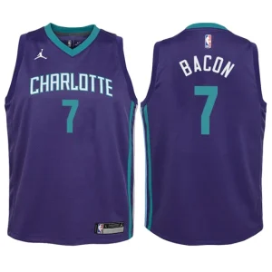 Youth Charlotte Hornets 7 Dwayne Bacon Purple Swingman Jersey - Statement Edition