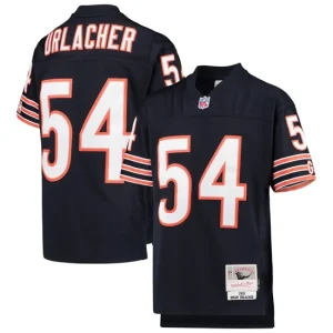 Youth Chicago Bears Brian Urlacher Mitchell & Ness Navy 2001 Legacy Retired Player Jersey