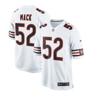 Youth Chicago Bears Khalil Mack Nike White Player Game Jersey