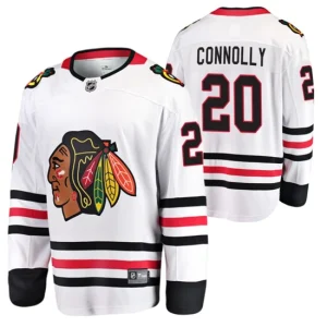 Youth Chicago Blackhawks Brett Connolly 20 2021 White Away