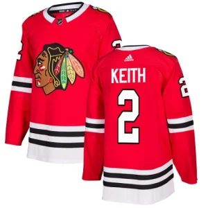 Youth Chicago Blackhawks Duncan Keith 2 Authentic Red Home