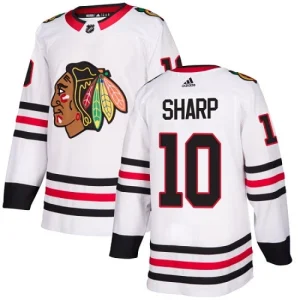 Youth Chicago Blackhawks Patrick Sharp 10 Authentic White Away