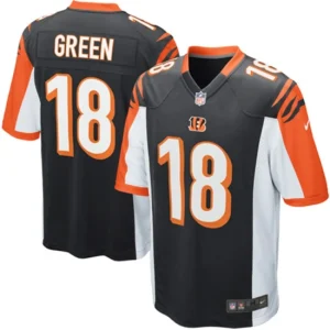 Youth Cincinnati Bengals AJ Green Nike Black Team Color Game Jersey