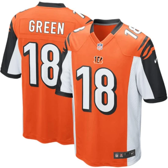 Youth Cincinnati Bengals AJ Green Nike Orange Alternate Game Jersey