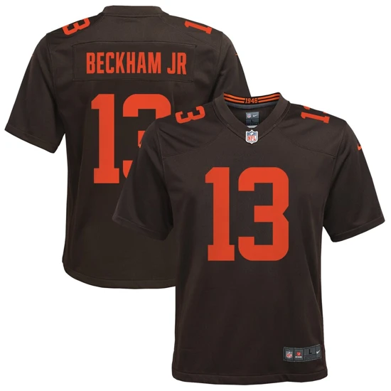 Youth Cleveland Browns Odell Beckham Jr. Nike Brown Alternate Game Jersey