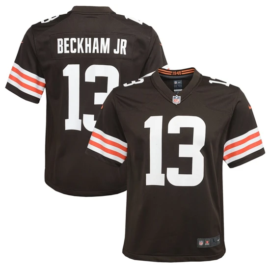 Youth Cleveland Browns Odell Beckham Jr. Nike Brown Game Jersey