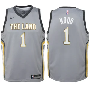 Youth Cleveland Cavaliers 1 Rodney Hood Gray Swingman Jersey - City Edition Edition