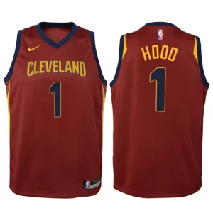 Youth Cleveland Cavaliers 1 Rodney Hood Wine Swingman Jersey - Icon Edition