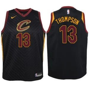 Youth Cleveland Cavaliers 13 Tristan Thompson Black Swingman Jersey-Statement Edition