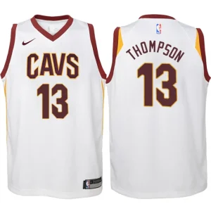 Youth Cleveland Cavaliers 13 Tristan Thompson White Swingman Jersey-Association Edition