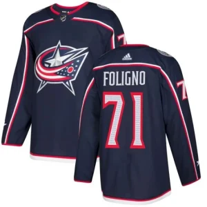 Youth Columbus Blue Jackets Nick Foligno 71 Navy Authentic