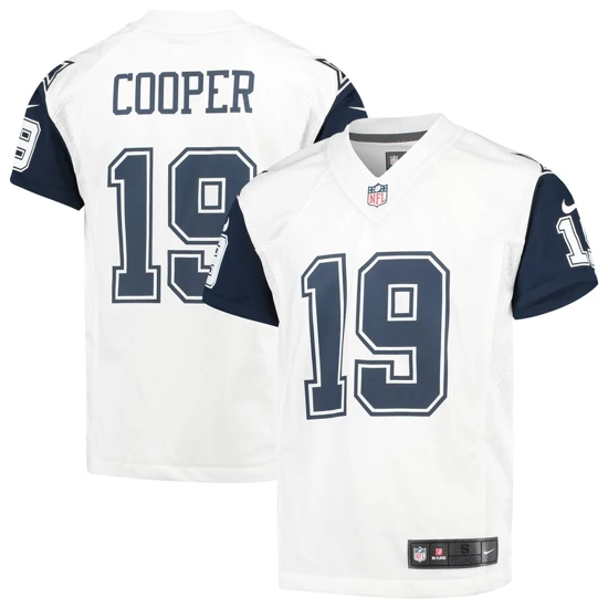 Youth Dallas Cowboys Amari Cooper Nike White Alternate Game Jersey