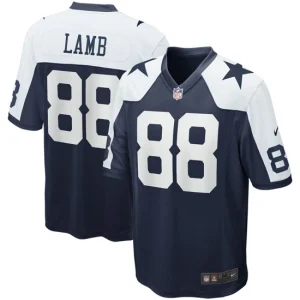 Youth Dallas Cowboys CeeDee Lamb Nike Navy Alternate Game Jersey