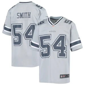 Youth Dallas Cowboys Jaylon Smith Nike Gray Inverted Game Jersey