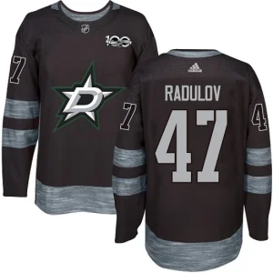 Youth Dallas Stars Alexander Radulov 47 Authentic Black 1917-2017 100th Anniversary