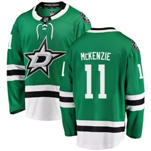 Youth Dallas Stars Curtis McKenzie 11 Breakaway Green Fanatics Branded Home