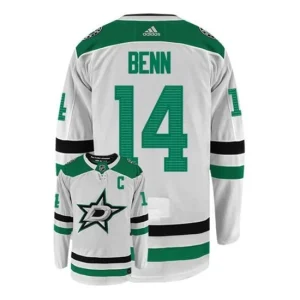 Youth Dallas Stars Jamie Benn 14 White Authentic