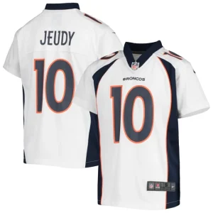 Youth Denver Broncos Jerry Jeudy Nike White Game Jersey