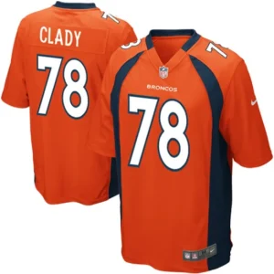 Youth Denver Broncos Ryan Clady Nike Orange Team Color Game Jersey