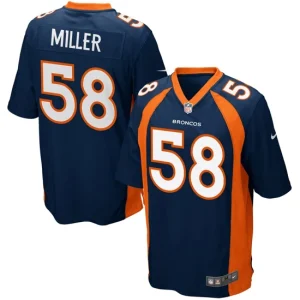 Youth Denver Broncos Von Miller Nike Navy Blue Alternate Game Jersey