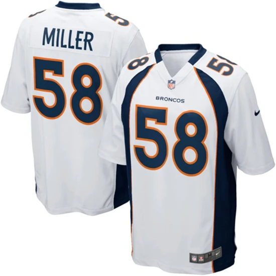 Youth Denver Broncos Von Miller Nike White Game Jersey