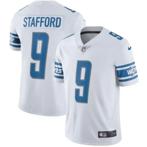 Youth Detroit Lions Matthew Stafford Nike White Vapor Untouchable Limited Player Jersey