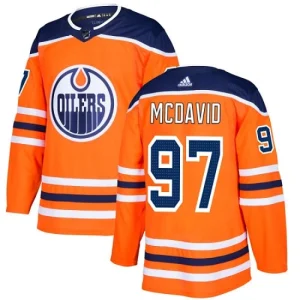 Youth Edmonton Oilers Connor McDavid 97 Authentic Orange Home