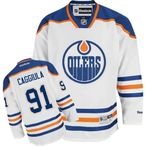 Youth Edmonton Oilers Drake Caggiula 91 Reebok Away