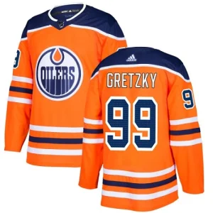 Youth Edmonton Oilers Wayne Gretzky 99 Authentic Orange Home