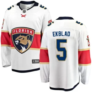 Youth Florida Panthers Aaron Ekblad 5 Breakaway White Fanatics Branded Away