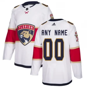 Youth Florida Panthers Customized Away White Authentic