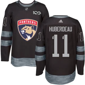 Youth Florida Panthers Jonathan Huberdeau 11 Authentic Black 1917-2017 100th Anniversary