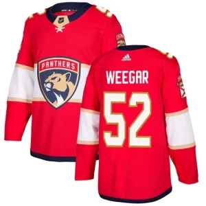 Youth Florida Panthers MacKenzie Weegar 52 Authentic Red Home