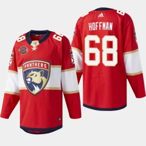 Youth Florida Panthers Mike Hoffman 68 25th Anniversary Commemorative Home Red