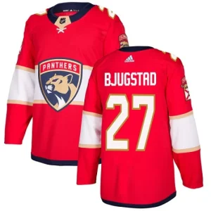 Youth Florida Panthers Nick Bjugstad 27 Authentic Red Home